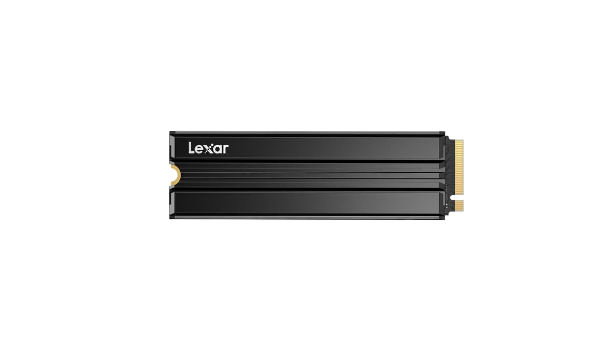 Lexar NM790 4TB M.2 2280 PCIe Gen4 NVMe SSD con Heatsink, hasta 7400/6500 MB/s LNM790X004T-RN9NU