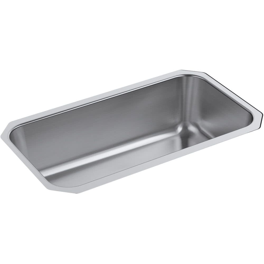 Kohler Undertone Preserve Fregadero bajo cubierta 31-1/4" x 17-7/8" de acero inoxidable K-5290-HCF-NA