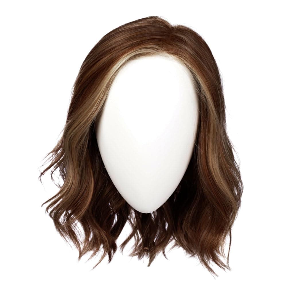 Hair u wear Raquel Welch Simmer Elite - Peluca en capas, largo hombros, base ligera hecha a mano, talla Petite - RL8/29SS SS Hazelnut