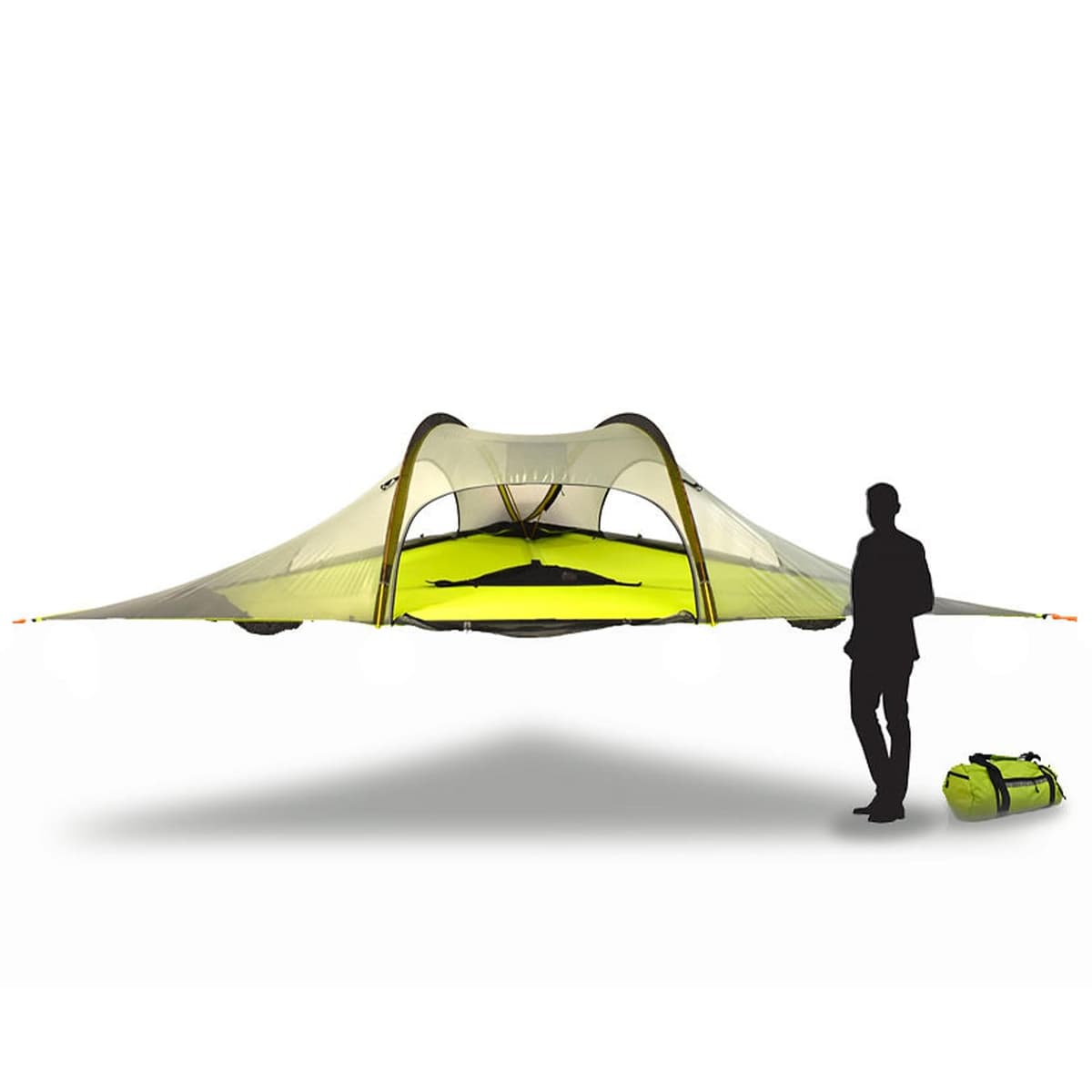 Tentsile Stingray V3 - tienda árbol tipo hamaca para 3 personas (Dark Green) SV3FG
