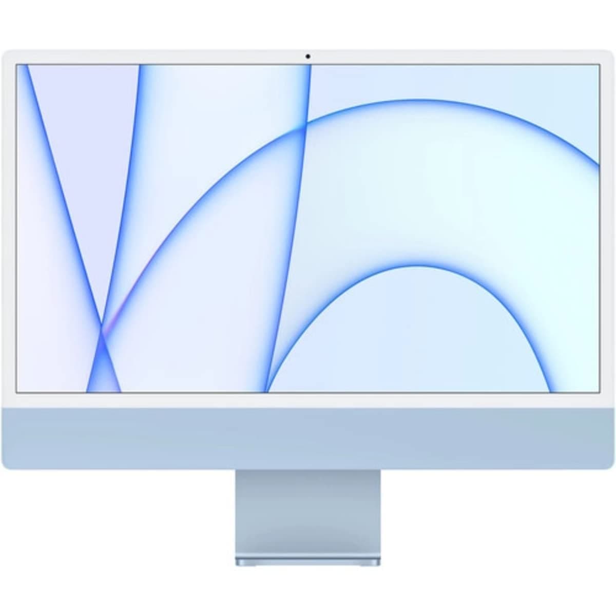 iMac Apple 2021 con chip Apple M1 con CPU de 8 núcleos (24 pulgadas, 8 GB RAM, 256 GB SSD) (Teclado QWERTY Inglés) Azul (Reacondicionado) MGPK3LL/A