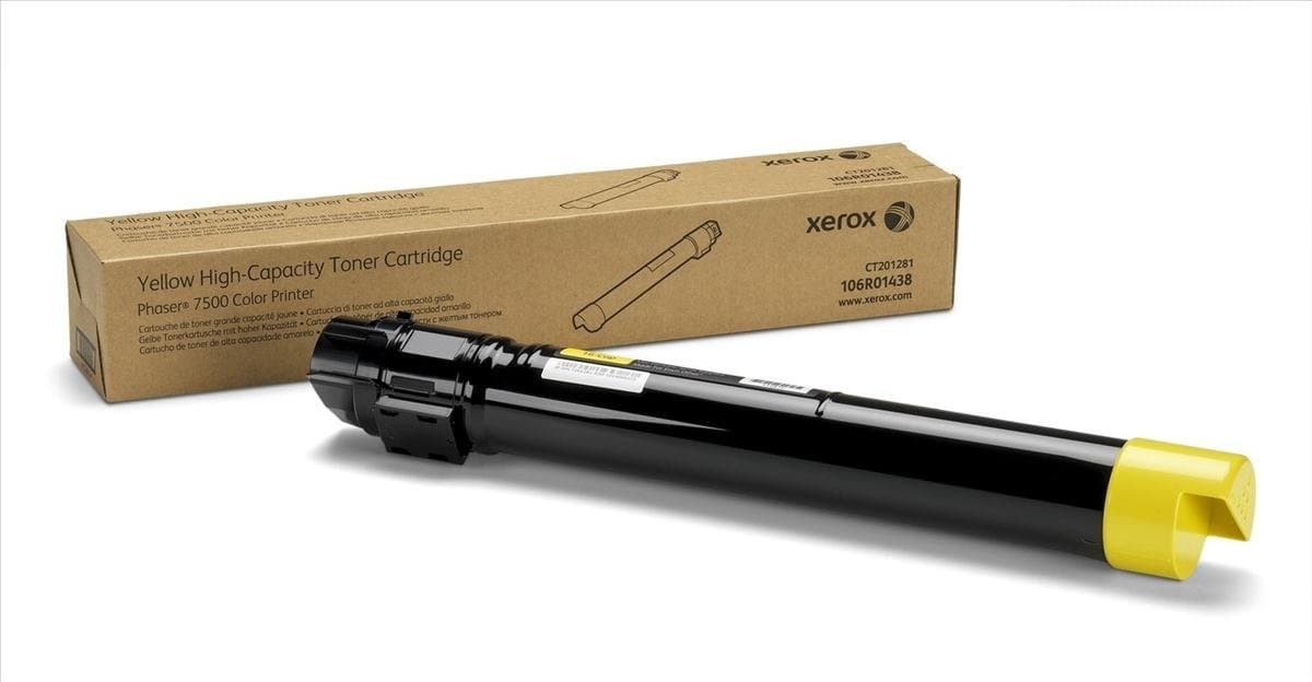 Xerox 106R01438 Toner Amarillo High Capacity para Phaser 7500 - 17,800 páginas