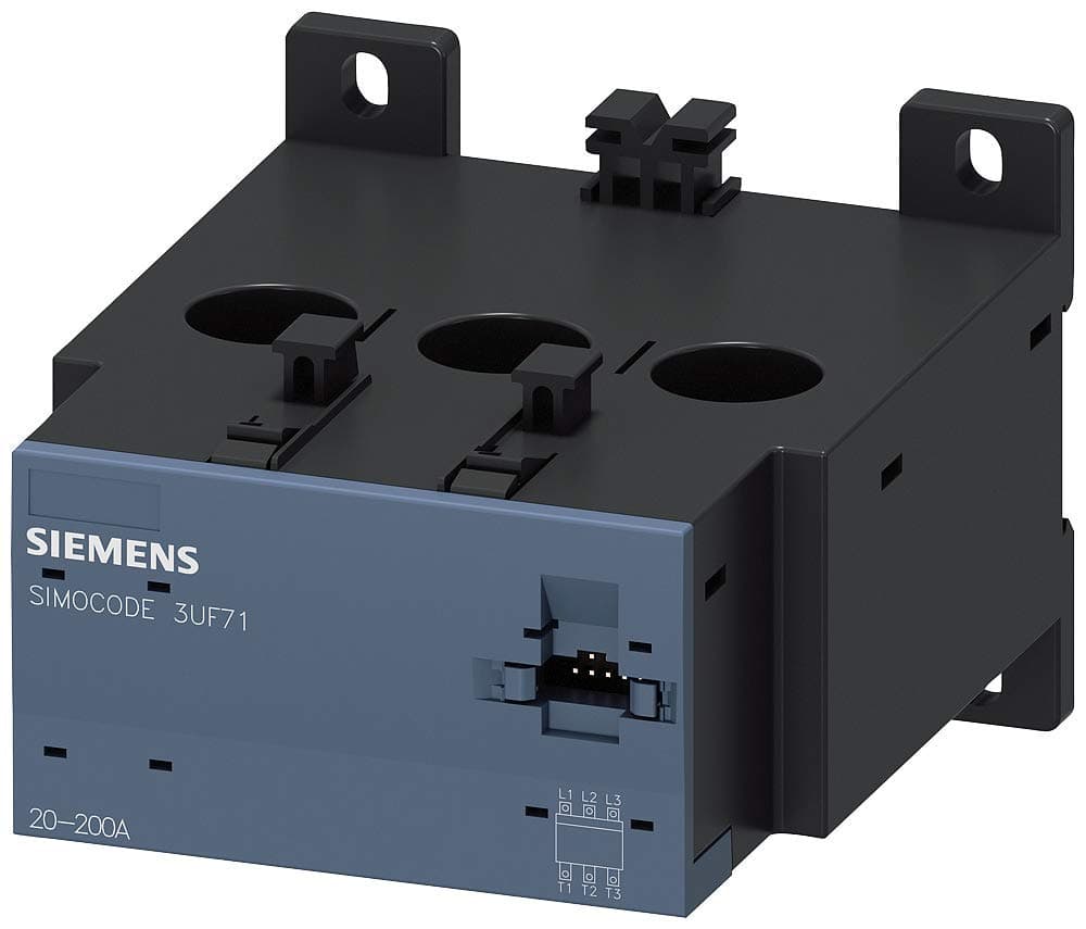 Siemens 3UF7 103-1AA00-0 Módulo de medición de corriente SIMOCODE pro, transformadores rectos, 120mm