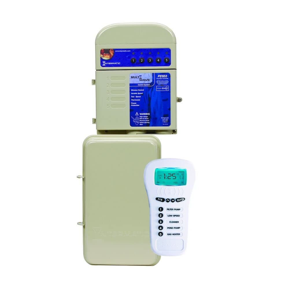Intermatic PE653RC Sistema de Control Inalámbrico para Bombas de Velocidad Variable y Dos Velocidades