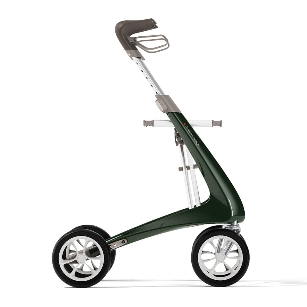 byACRE Rollator ultraligero de carbono 10.6 lbs - British Racing Green, Compact Track SB-122