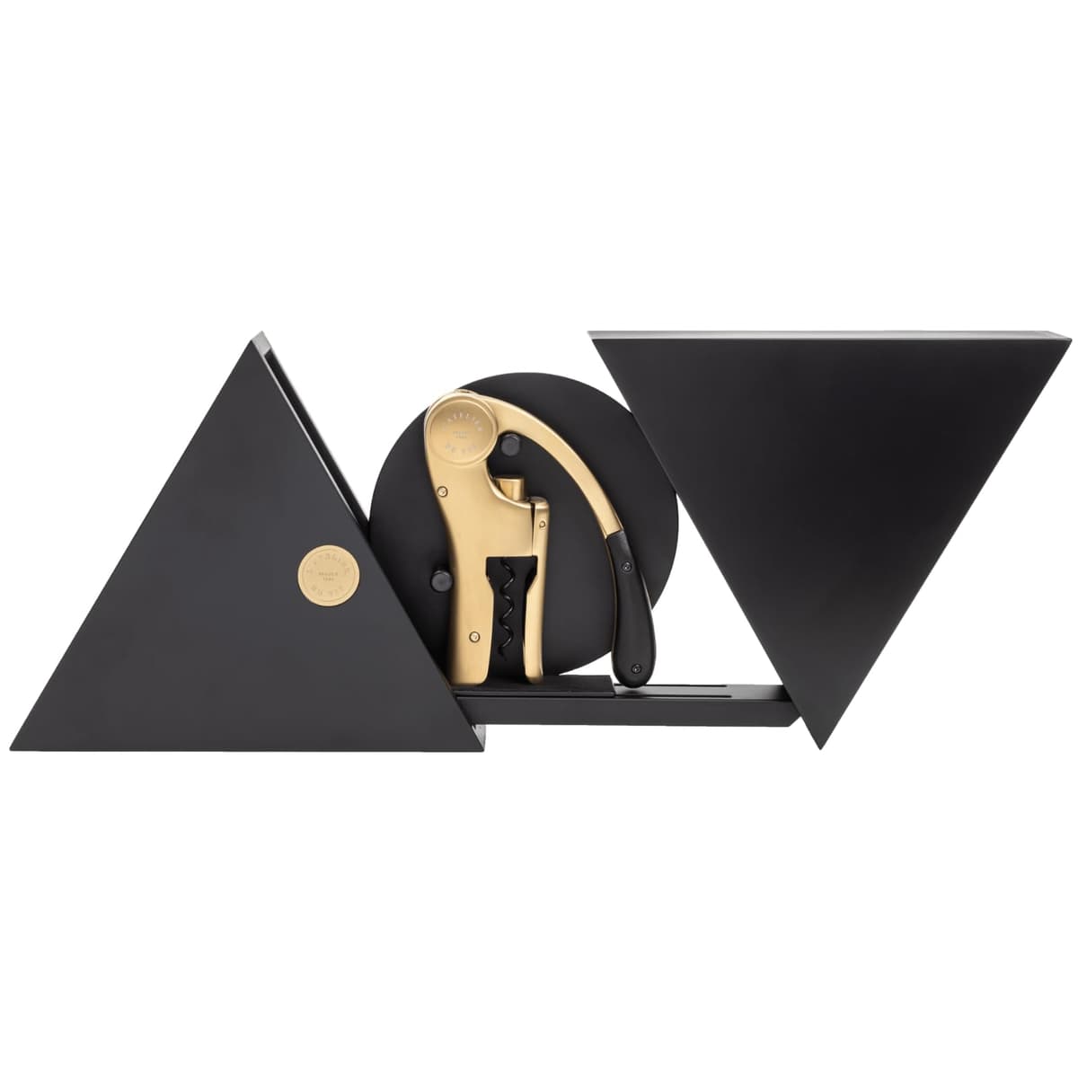 L’Atelier du Vin Geometry Oeno Motion Gold set palanca sacacorchos de lujo con caja regalo
