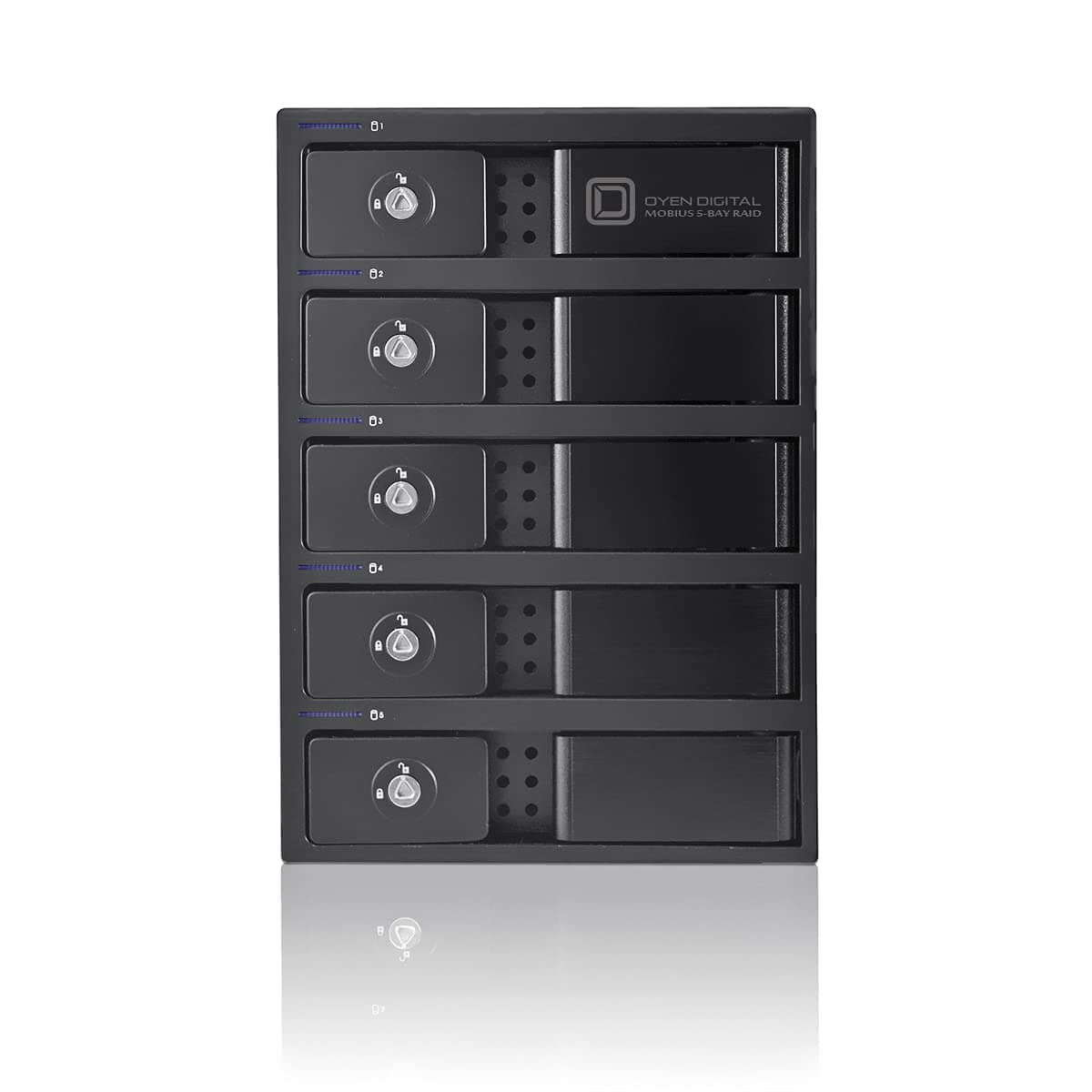 Oyen Digital Mobius 5-Bay RAID 60TB - FireWire 800, eSATA, USB 3.0