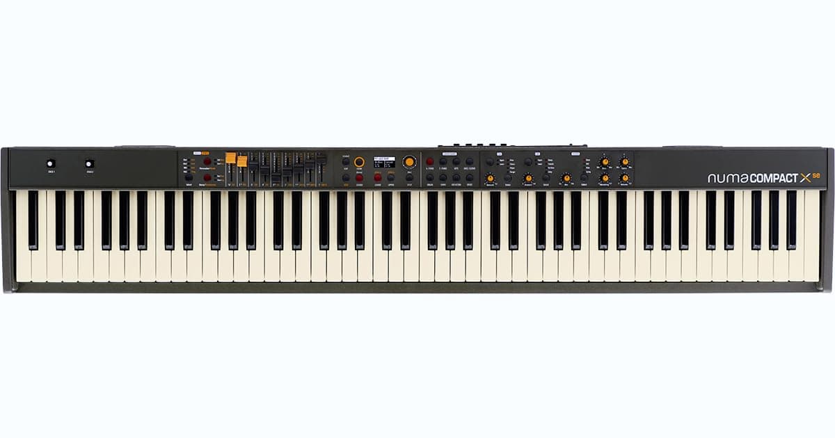 Studiologic NUMA COMPACT X SE Piano digital y sintetizador 88 teclas semipesadas con altavoces 2x10W