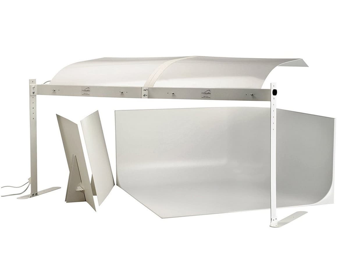 MyStudio MS32LED Kit Profesional de Lightbox de Mesa para Fotografía de Producto con Iluminación LED