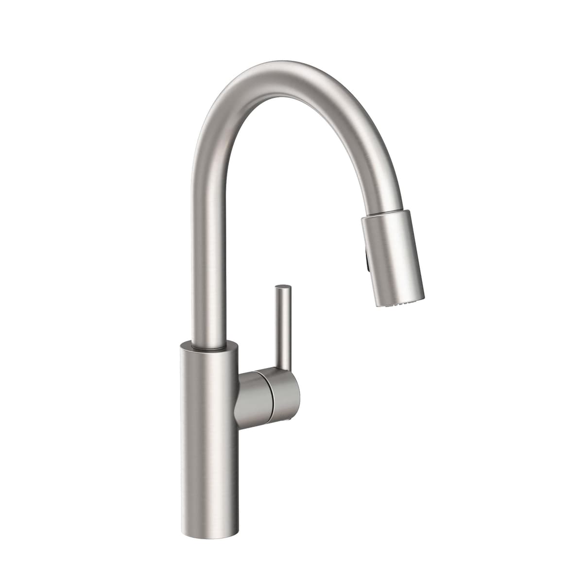 Newport Brass 1500-5103/20 Grifo de cocina East Linear con rociador, acabado Stainless Steel
