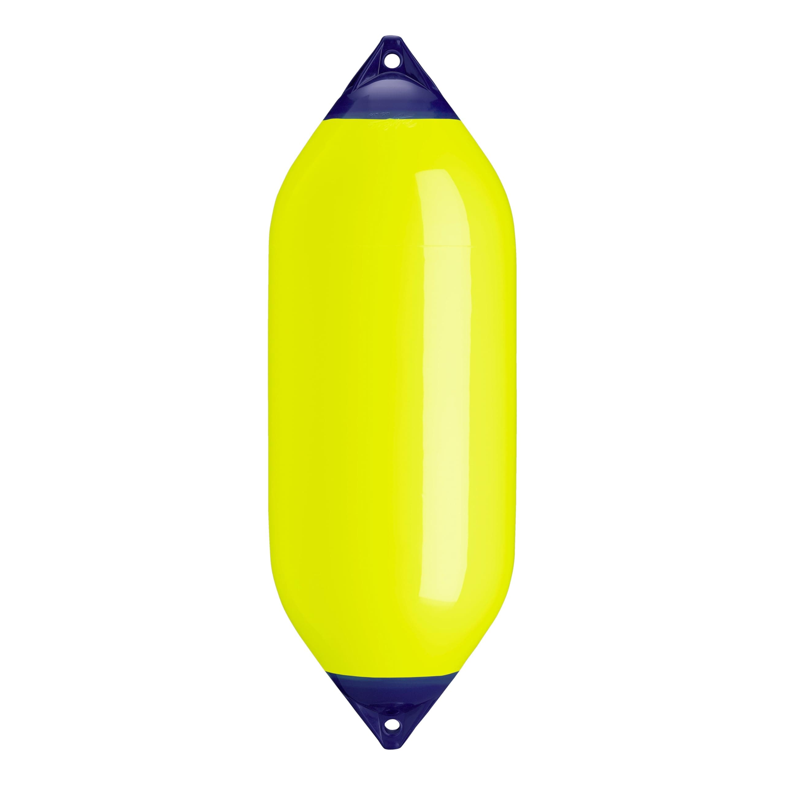 Polyform F-Series F-10 fender para botes - Saturn Yellow (ropehold) 04-150-140