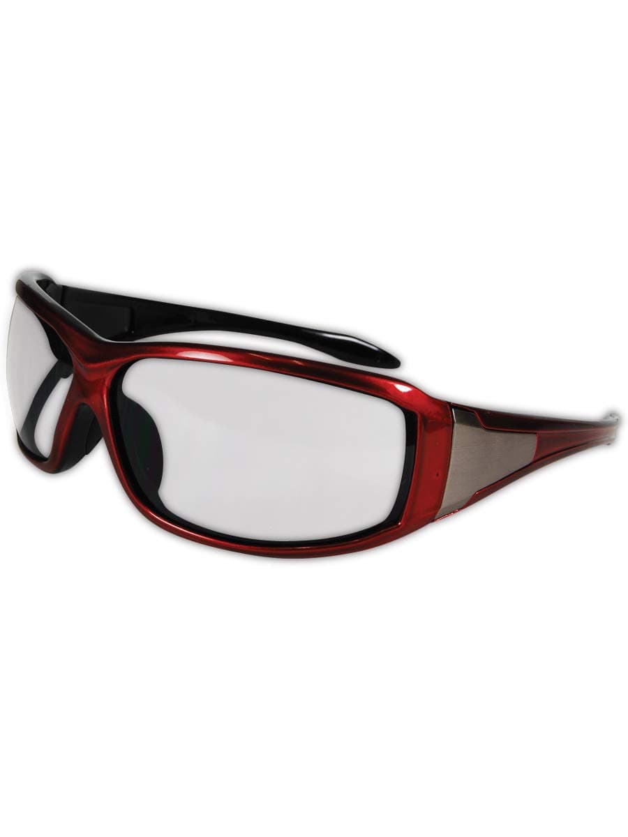 MAGID Gemstone Onyx Y90 Red Metallic Protective Eyewear, 144 pares Y90RBAFC-144
