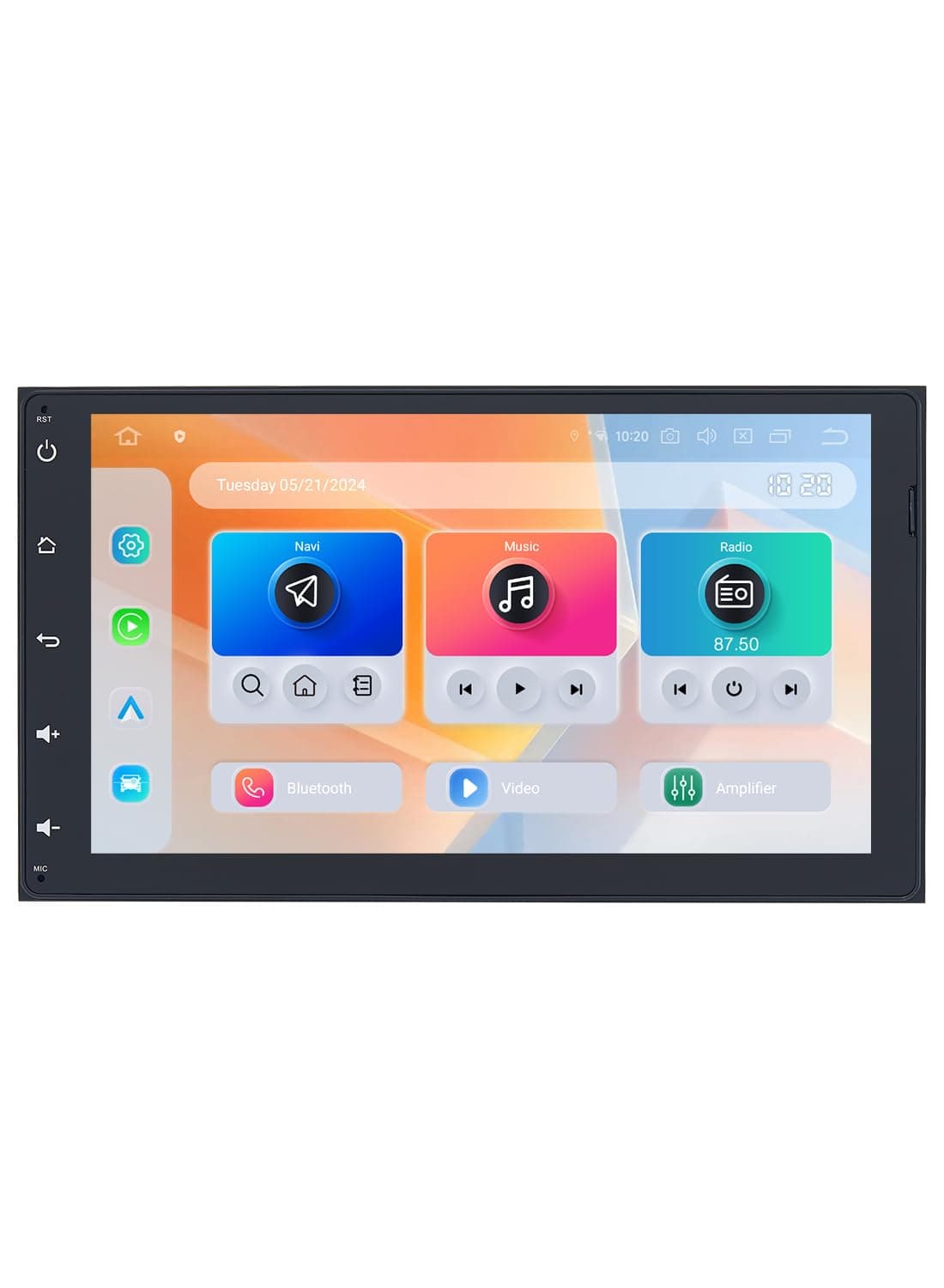 Dasaita 9" QLED Android 13 Estéreo para Auto 8GB+256GB para Toyota Tacoma/Corolla/Sienna/Prius con CarPlay Inalámbrico
