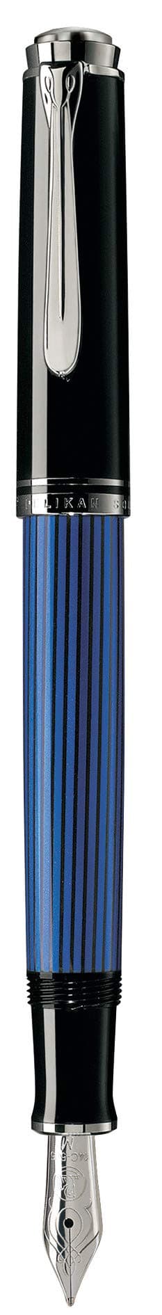 Pelikan Souverän M405 Pluma Estilográfica Punto Extra Fino Black/Blue 932806
