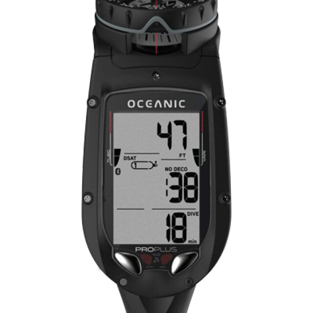 OCEANIC Pro Plus 4.0 Dive Computer - XL Display y Brújula, Conecta con DiverLog+ 04.1084.07