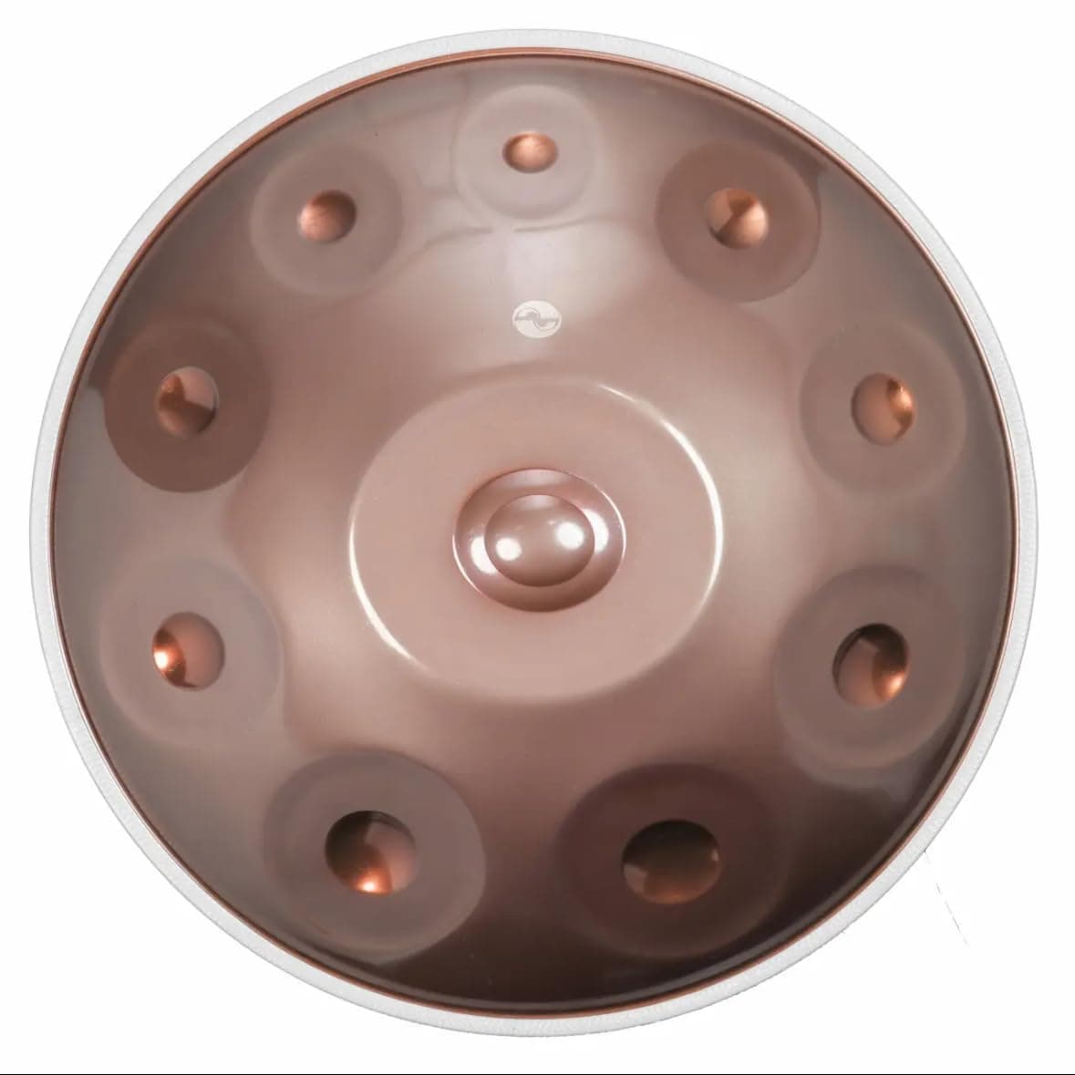 EmaxRC Handpan Tambor de Acero Instrumento 440 Hz 10 Notas en Re Menor 22 Pulgadas Hecho a Mano, Instrumento de Percusión