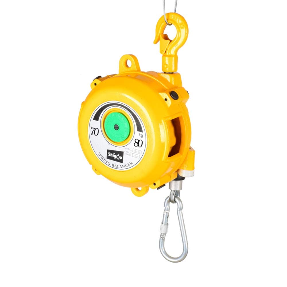 YJINGRUI Spring Balancer equilibrador de resorte retráctil 70-80 kg con cable de 1.5 m