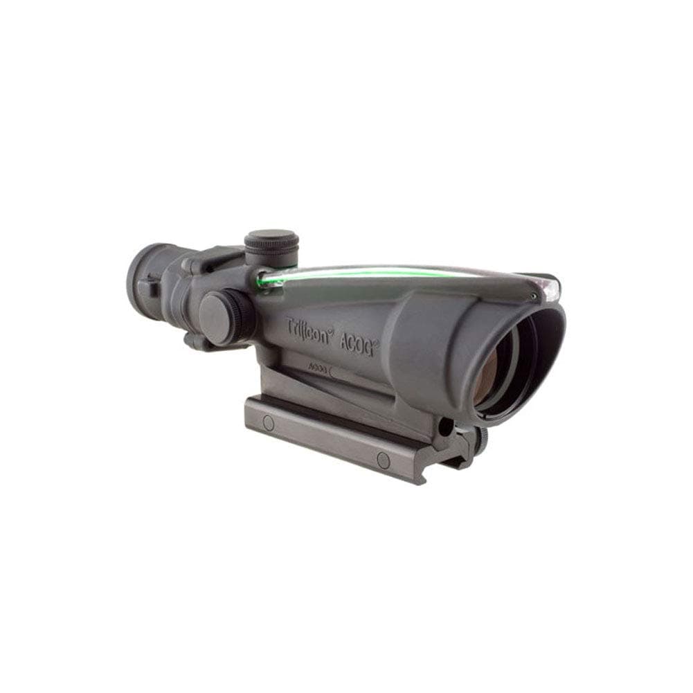 Trijicon TA11E-G ACOG 3.5x35mm Green Chevron BAC .308 Flattop Reticle con TA51 Mount, black