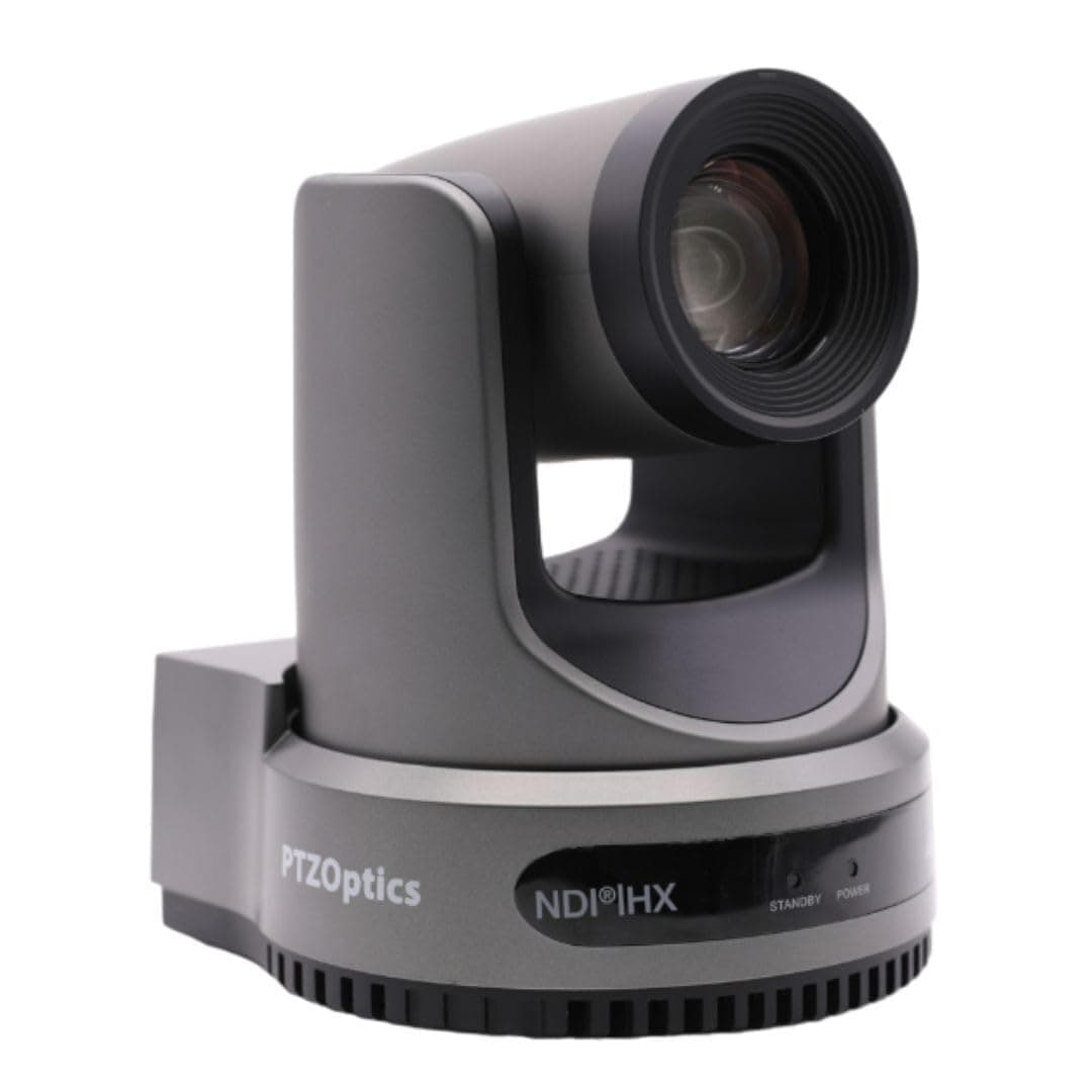 PTZOptics Move 4K 30x Auto-Tracking PTZ Camera (Gris) PT30X-4K-GY-G3_EDI_1
