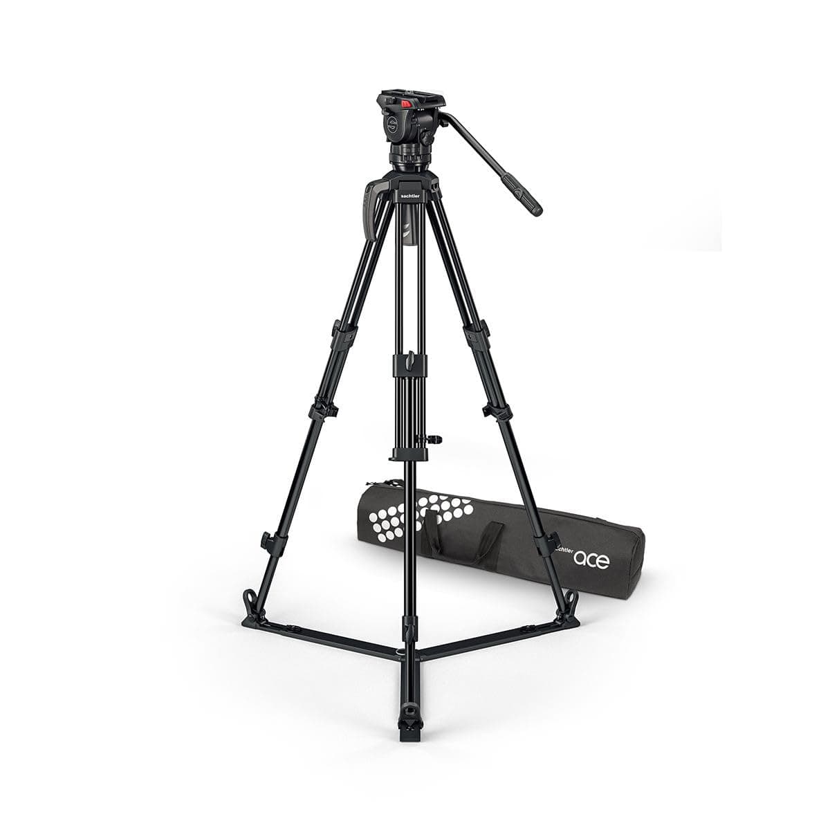 Sachtler System Ace XL AL GS Mk II Trípode y Cabezal Fluido con Ground Spreader (1019AM)