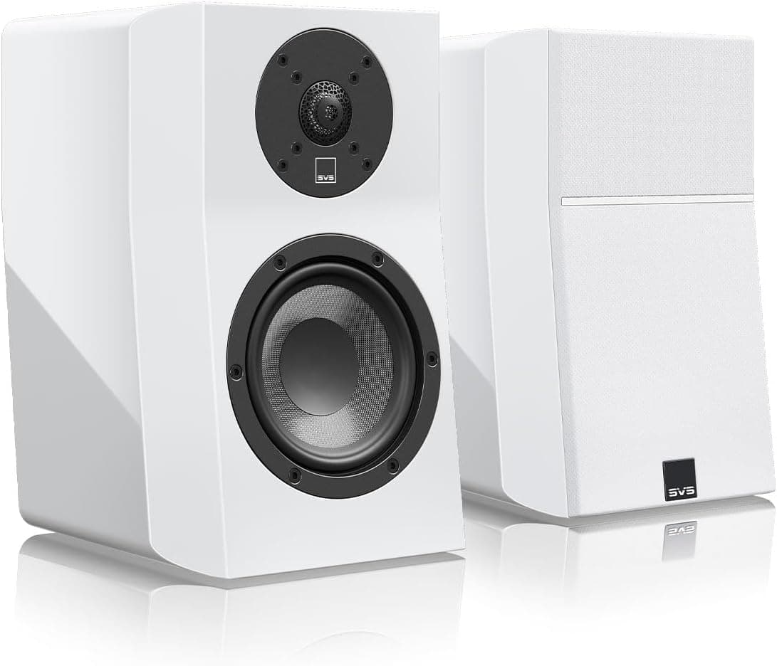 SVS Ultra Evolution Nano Parlantes bookshelf pareja (Piano Gloss White) UEVONANGW