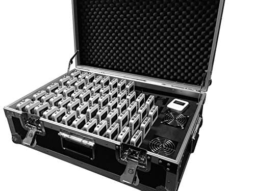 Flysoundtech Sistema Inalámbrico para Guías Turísticas ATG04 (4 Transmisores + 56 Receptores)