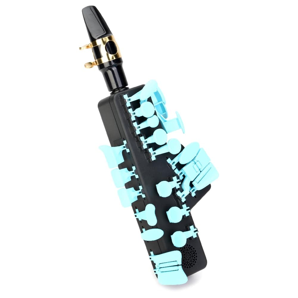 odiseimusic Travel Sax 2 (Turquoise) - Saxo digital compacto para práctica silenciosa TS2T