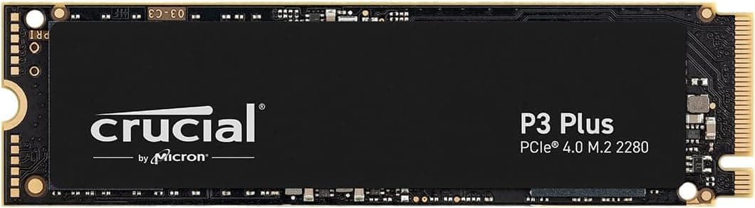 Crucial P3 Plus Gen4 NVMe SSD hasta 5000/4200 MB/s Capacidades hasta 4TB 649528939517