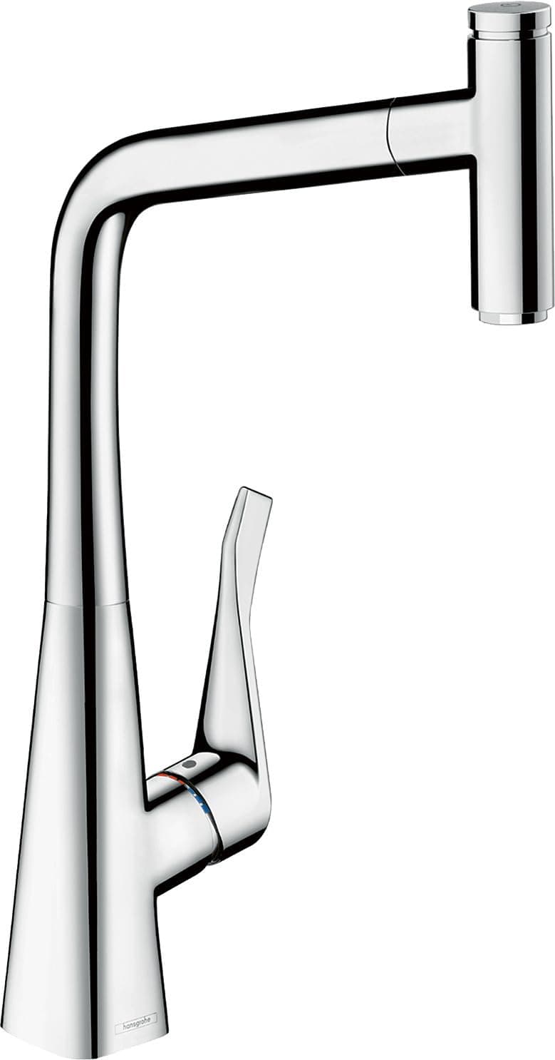 hansgrohe 73803000 Grifo de Cocina M71, Altura de Pico 32 cm, Cromo