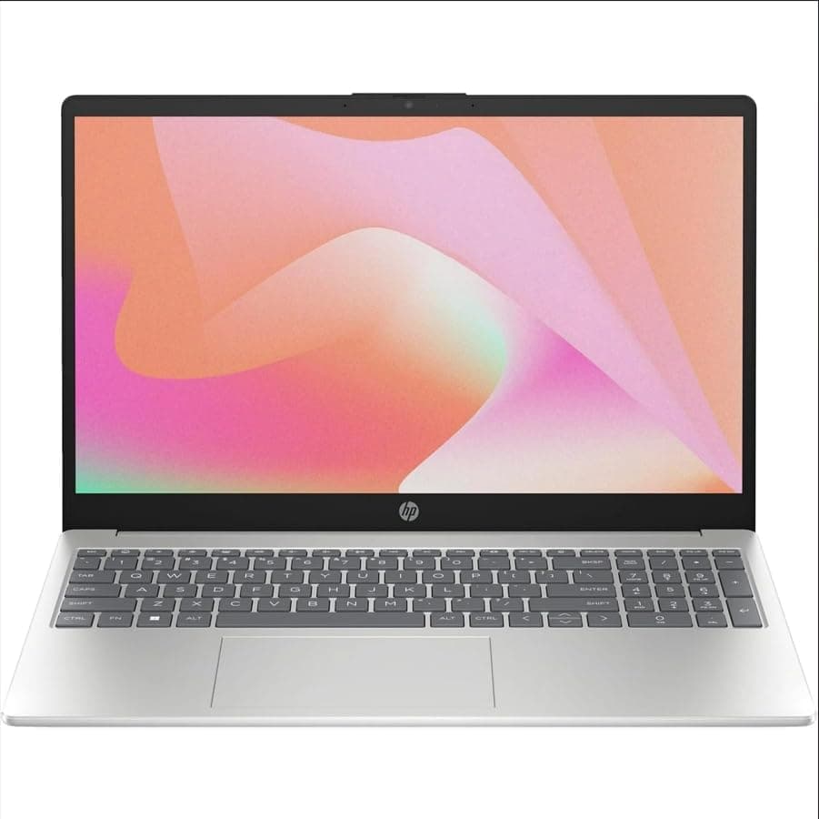 HP 15 Portátil, Procesador Intel Core i7-1255U de 12.ª Generación, 16 GB RAM, SSD de 512 GB, Pantalla Full HD de 15.6", Wi-Fi y Bluetooth, Cámara HD, Windows 11 Pro