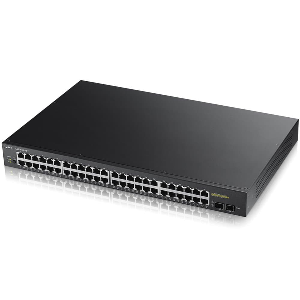 Zyxel GS1900-48HP Switch Rack 48 Puertos Gigabit PoE+ Smart