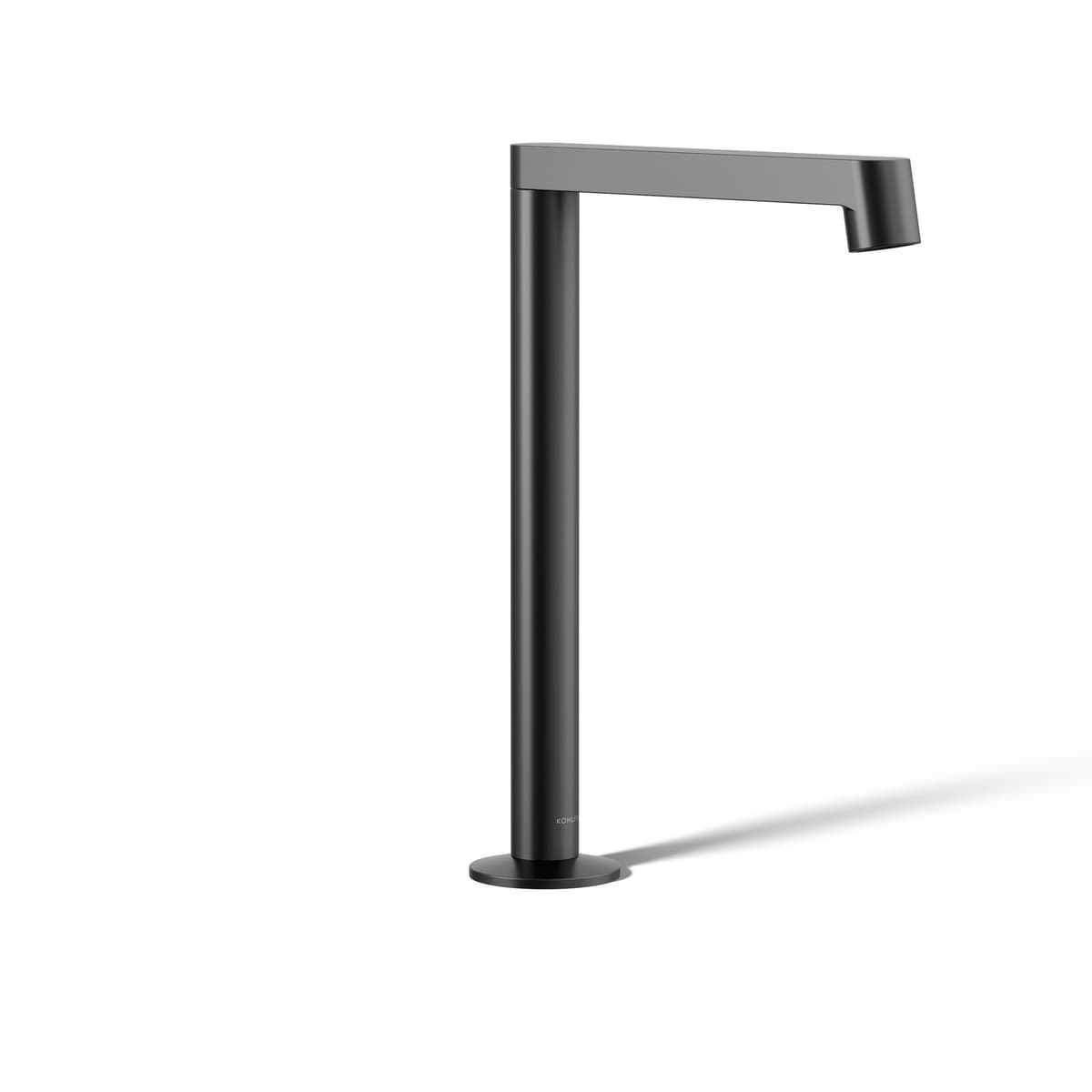 Kohler Components Cañería para lavabo Row alta, 1.2 gpm, Negro mate K-23887-BL