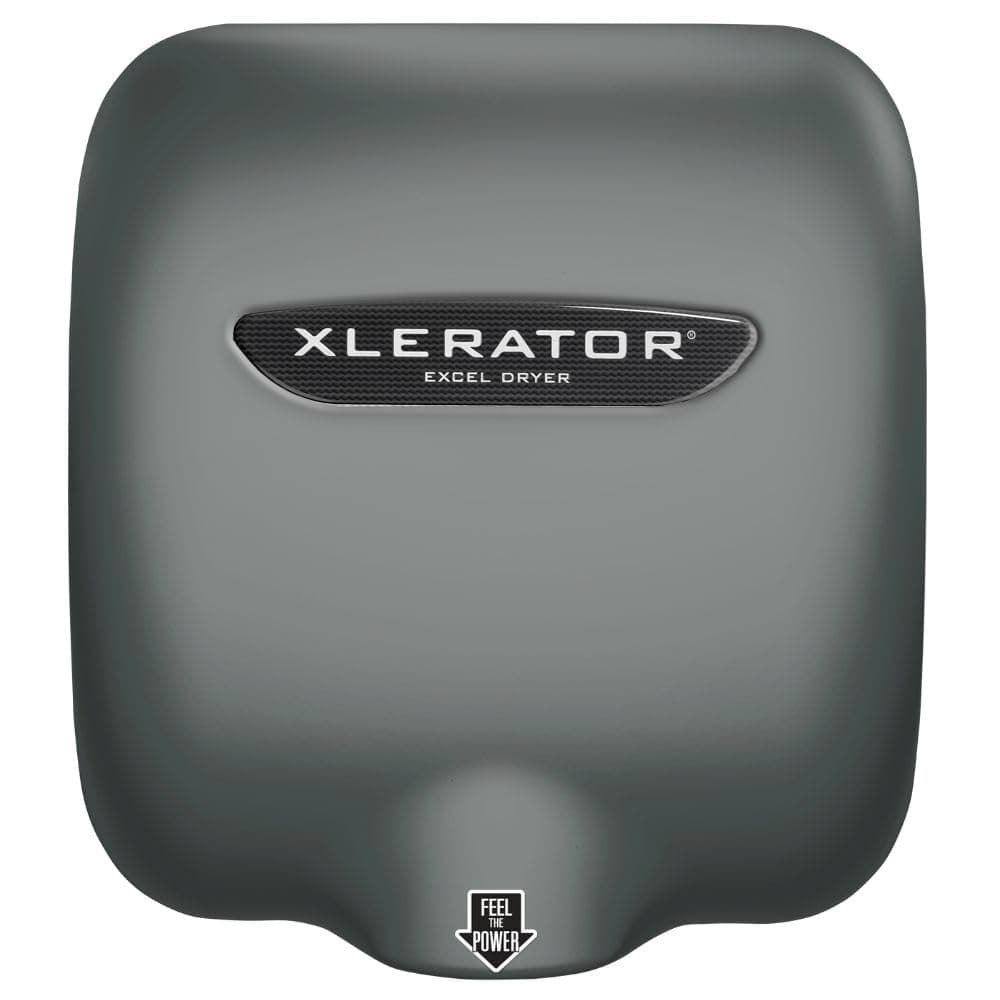 XLERATOR XL-SP Secador de manos automático de alta velocidad con cubierta gris y boquilla de reducción de ruido 1.1 XL-SP-1.1N-110V