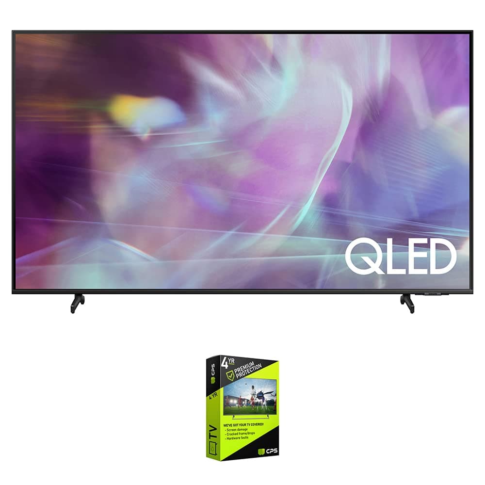 Samsung QN43Q60AA Televisor QLED Q60A 4K de 43 pulgadas Smart TV Paquete con Protección Mejorada CPS Premium de 4 años E94SAMQN43Q60AA