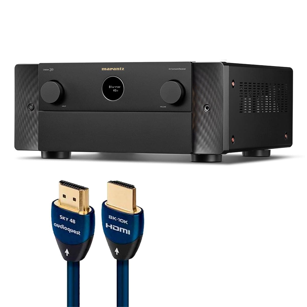 Marantz Cinema 30 receptor de 11.4 canales y cable HDMI AudioQuest Sky 3 m (negro) CINEMA30+SKY3M