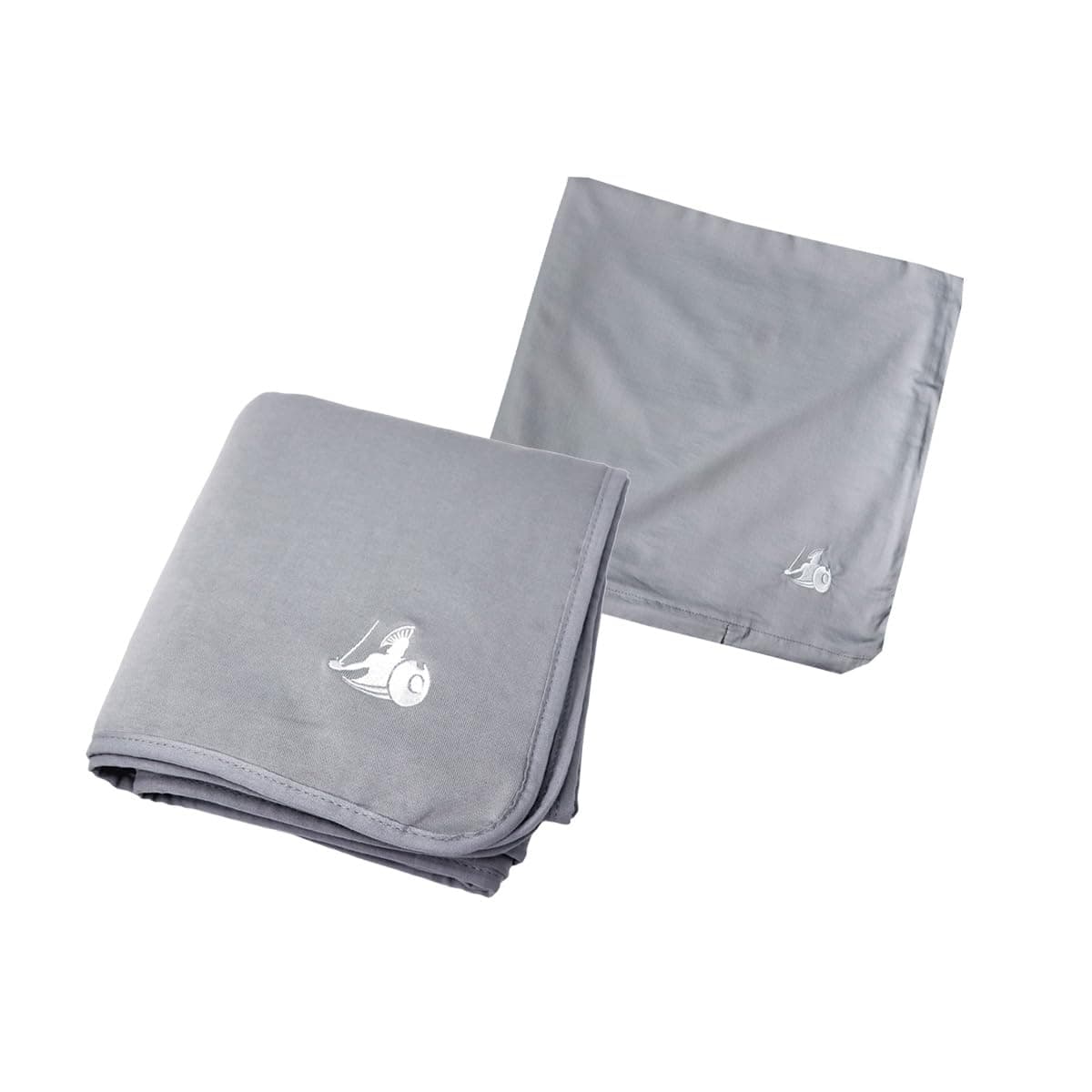 DefenderShield Manta de Protección contra Radiación EMF y Funda de Edredón Paquete (Grande 80" L x 60" A, Funda de Edredón Gris) ds-bundle-blanket-q-duvet-q