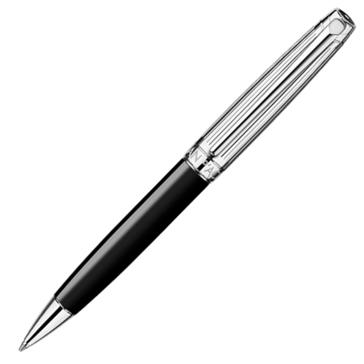 Caran d'Ache Leman Bolígrafo bicolor plateado y negro CD4789.289