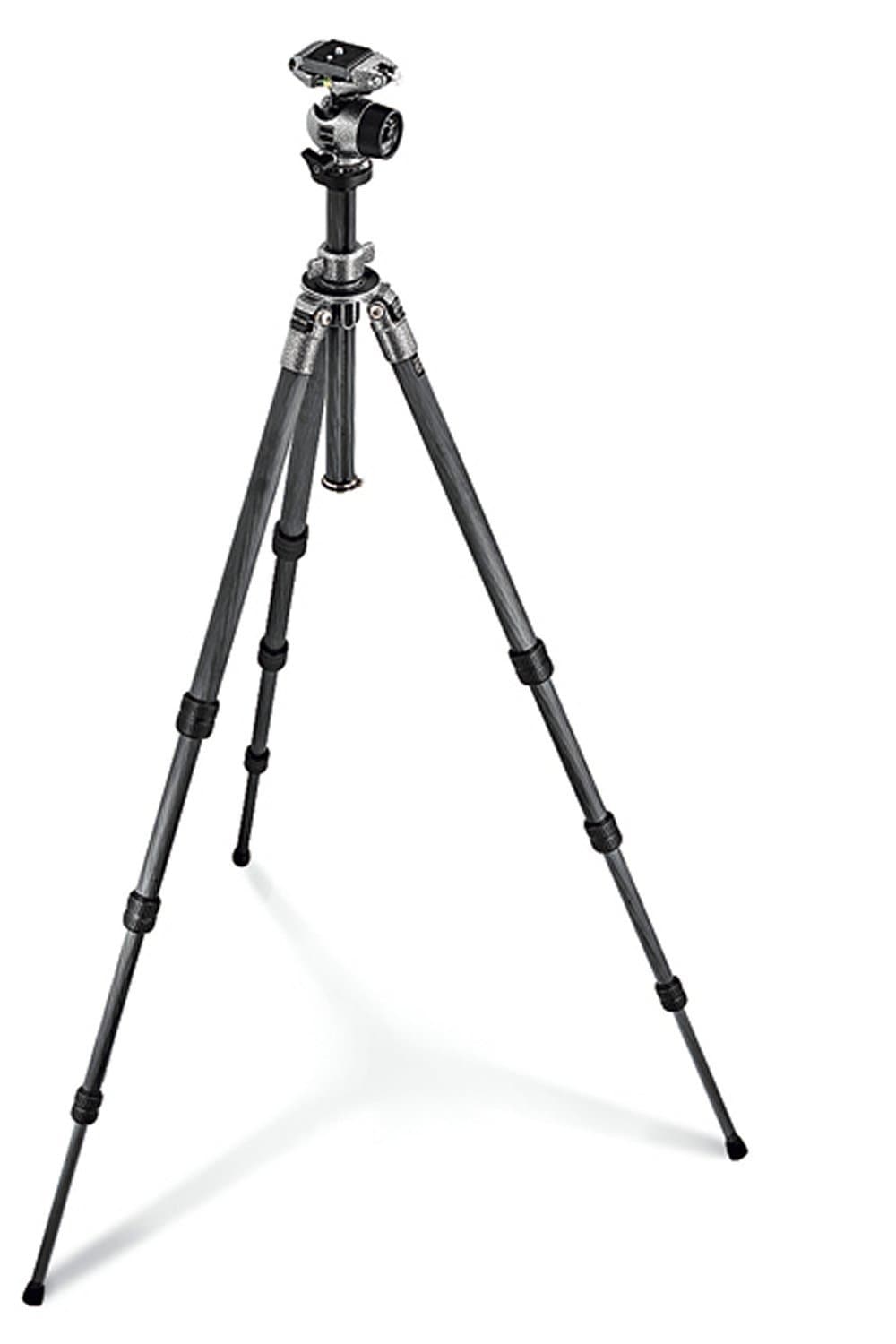 Gitzo GK1580QR Kit: GH1780QR Rótula de Bola Centro + Trípode GT1541 Serie 1 Carbono 6X (Negro)