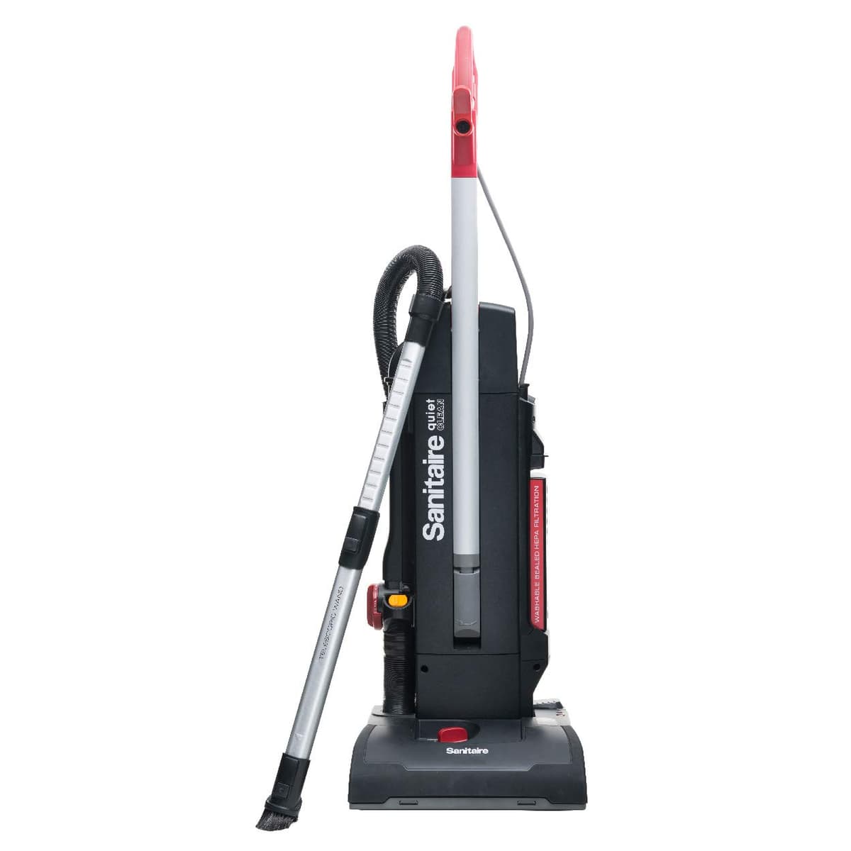 Aspiradora comercial Sanitaire QuietClean SC9180D multi-superficie - Negra