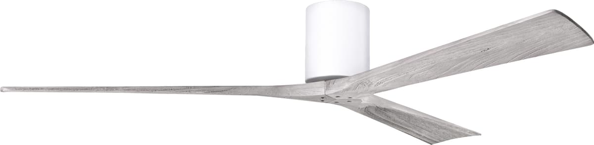 Matthews IR3H-WH-BW-72 Irene Ventilador de Techo Hugger 72" con Control Remoto y Control de Pared