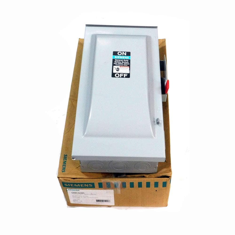Siemens GNF323R Interruptor de seguridad uso general 100A 240-250VDC