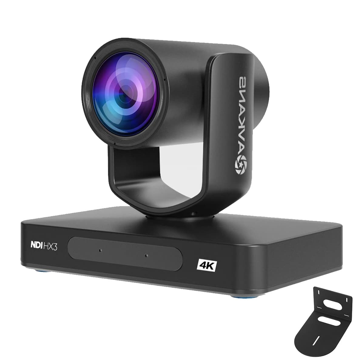 AVKANS Cámara PTZ 4K NDI con Auto Tracking AI, Zoom, HDMI/SDI/USB, PoE, streaming en vivo LV20N