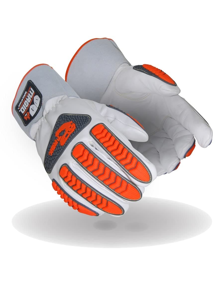 MAGID T-REX TRX848M Inferno Guantes para soldador resistentes al calor, Size 8/M, 24 pares TRX848M-24