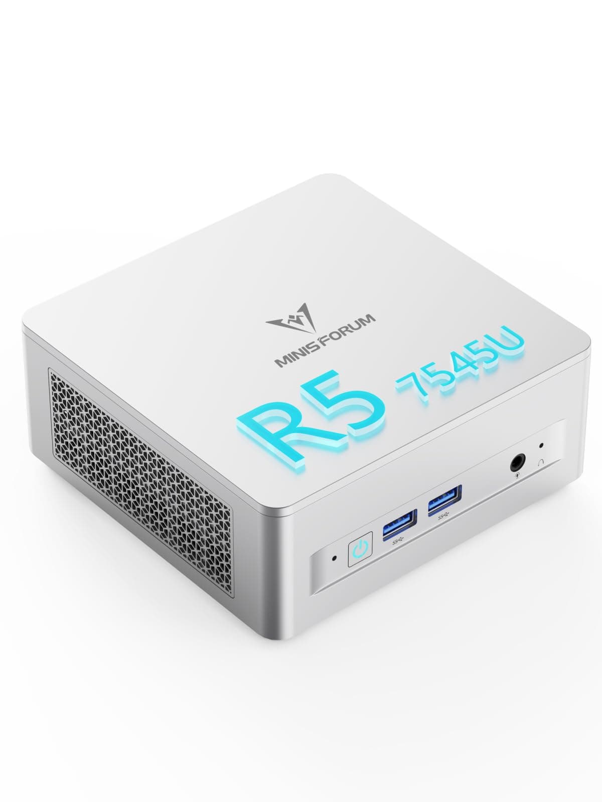 MINISFORUM UM750L Slim Mini PC Ryzen 5 7545U, 16GB LPDDR5, 1TB SSD, Triple Pantalla, USB4, Wi-Fi 6E DeskMini