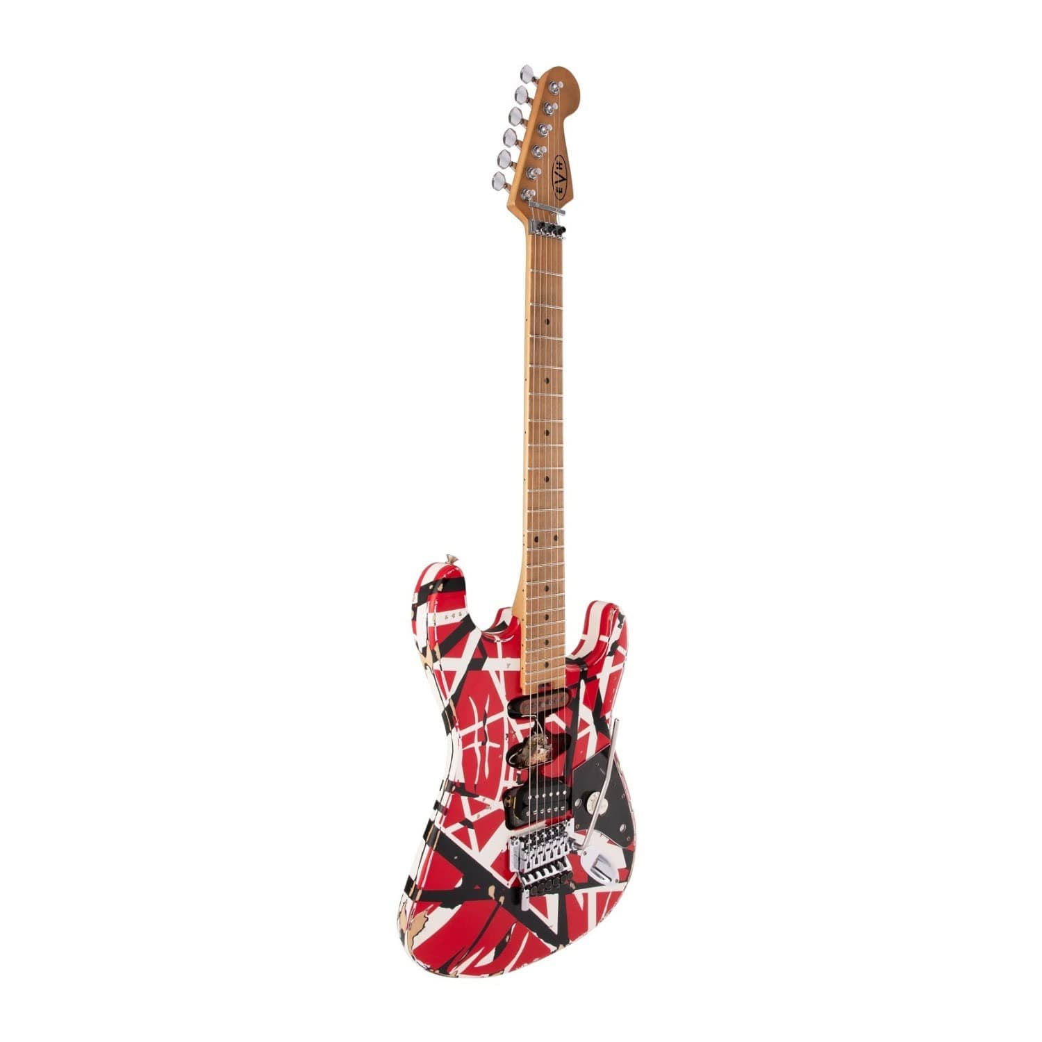 EVH Striped Series Frankenstein Relic - Rojo/Negro/Blanco 5107900503