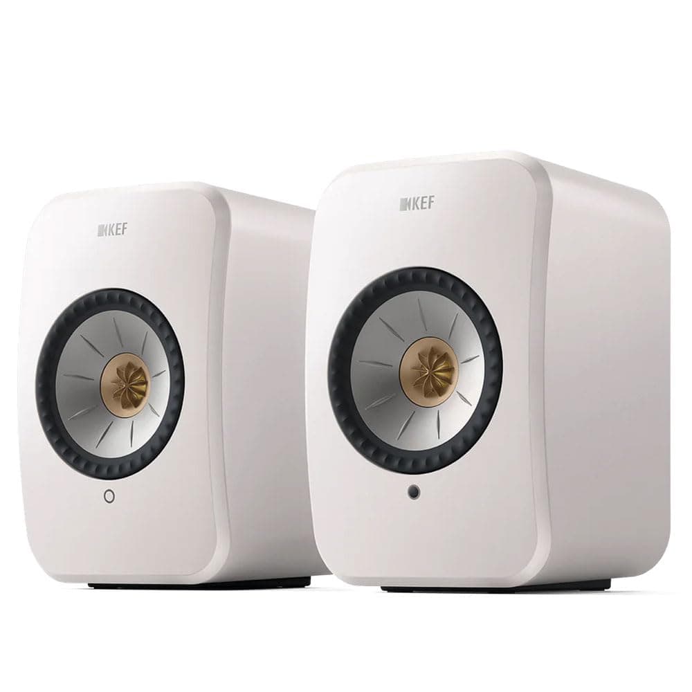 KEF LSX II Sistema de Parlantes Hifi Inalámbrico (Mineral White) LSXIIWH