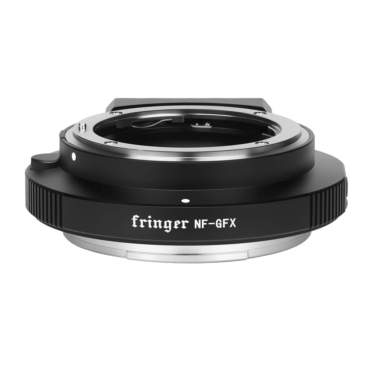 Fringer NF-GFX Adaptador de Montura NF a GFX con Apertura Electrónica y AF para Lentes Nikon a Fujifilm GFX