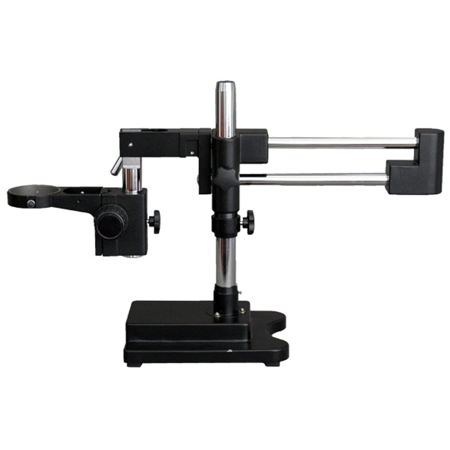 AmScope DAW-B Soporte de Brazo Doble Resistente en Negro