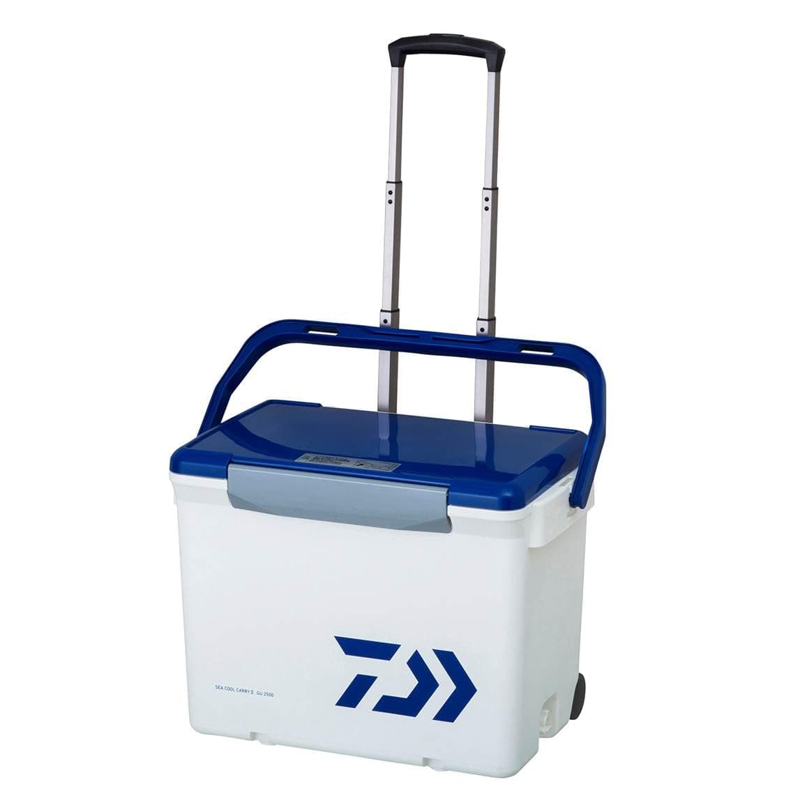 Daiwa GU2500 SeaCool Carry 2 Cooler Box 25 L, Blanco/Azul 03124112