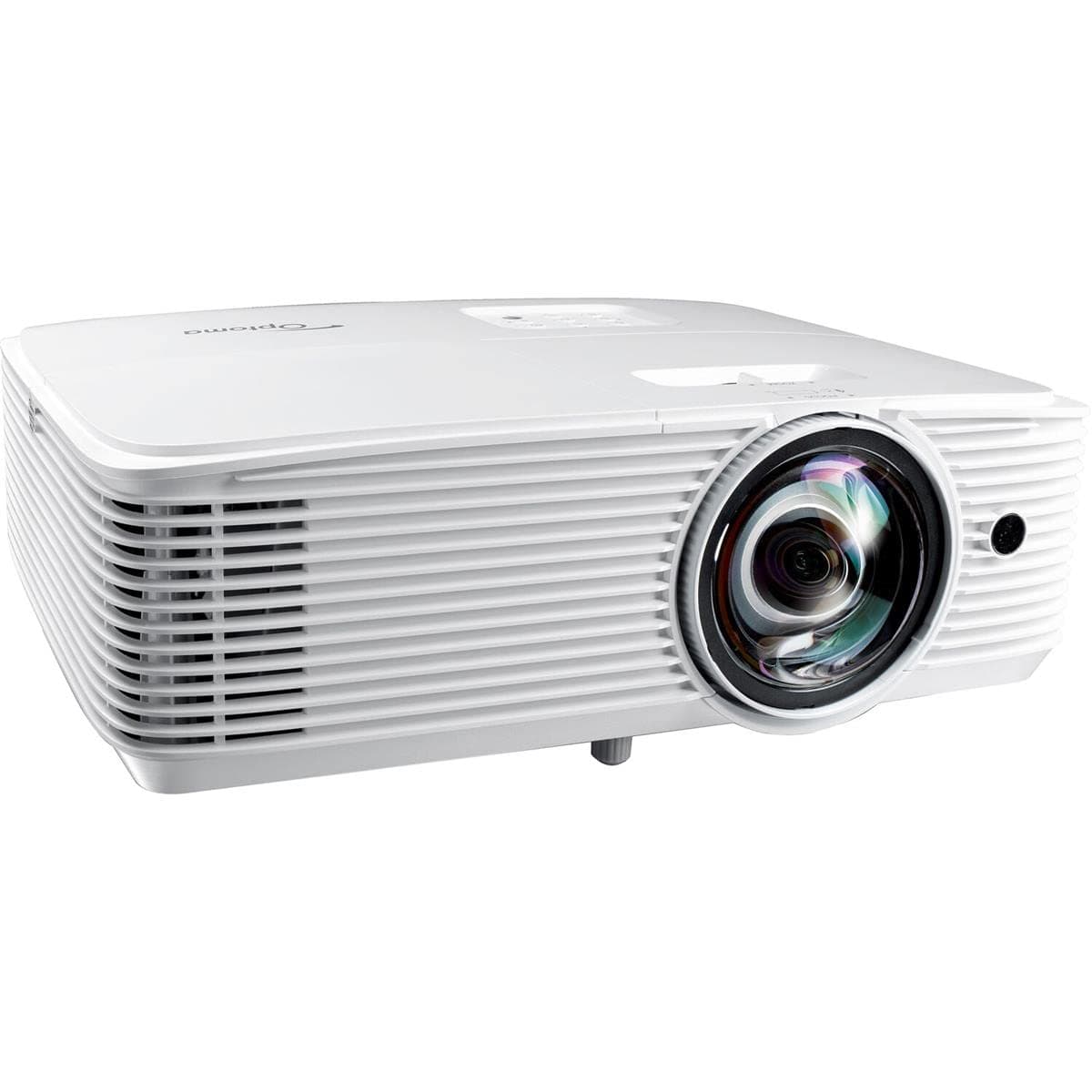 Optoma EH412STx Proyector de tiro corto 1080p HDR, 4,000 lúmenes, altavoz 10W integrado